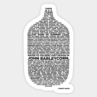 John Barleycorn Sticker